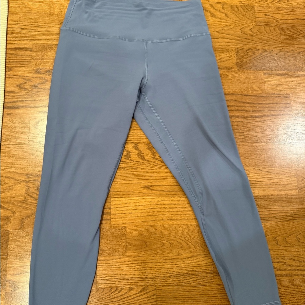 Lululemon Align Blue High-Waisted Leggings size 10